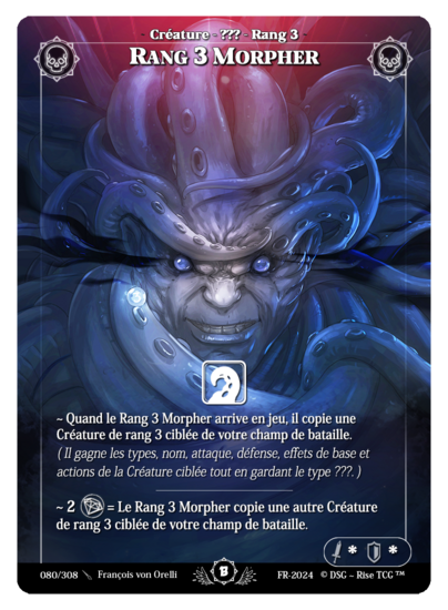 Rise TCG | Beta édition standard | 080 / 308 | rank 3 morpher uncommon | 🇫🇷