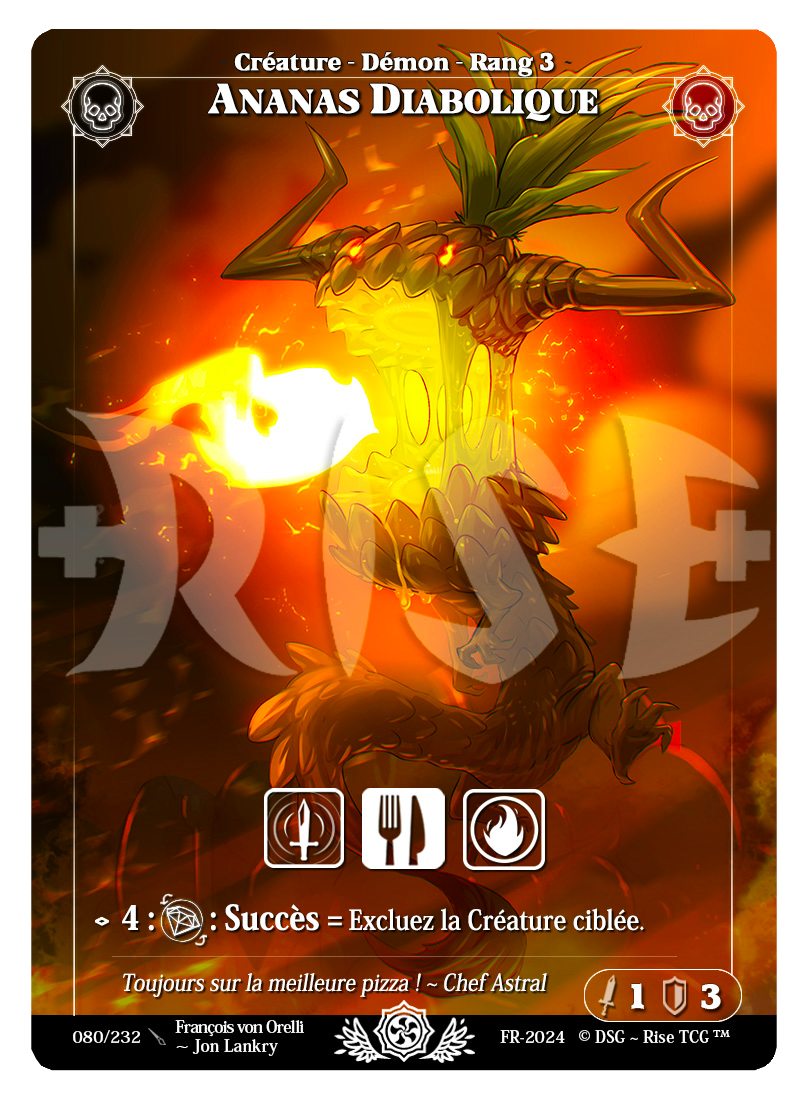Rise TCG | Candypocalypse édition standard | 080 / 232 | ananas diabolique uncommon