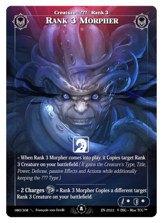 Rise TCG | Alpha édition standard | 080 / 308 | rank 3 morpher uncommon