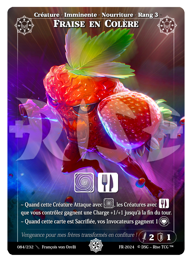 Rise TCG | Candypocalypse édition standard | 084 / 232 | fraise en colere common