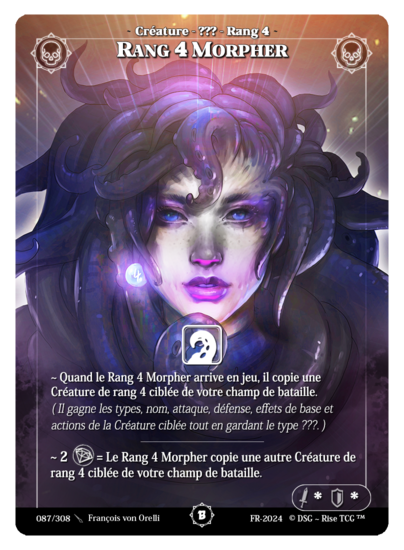 Rise TCG | Beta édition standard | 087 / 308 | rank 4 morpher common | 🇫🇷