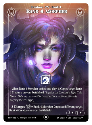 Rise TCG | Alpha édition standard | 087 / 308 | rank 4 morpher common