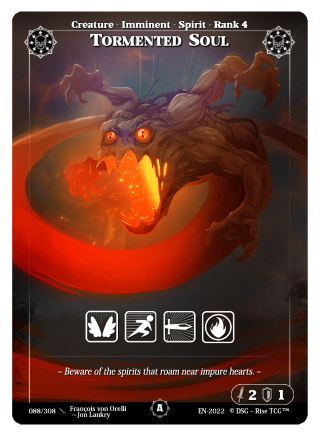 Rise TCG | Alpha édition standard | 088 / 308 | tormented soul common