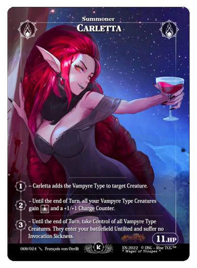 Rise TCG | Kickstarter Stretch Goal Set | 09 / 24 | carletta | 🇬🇧