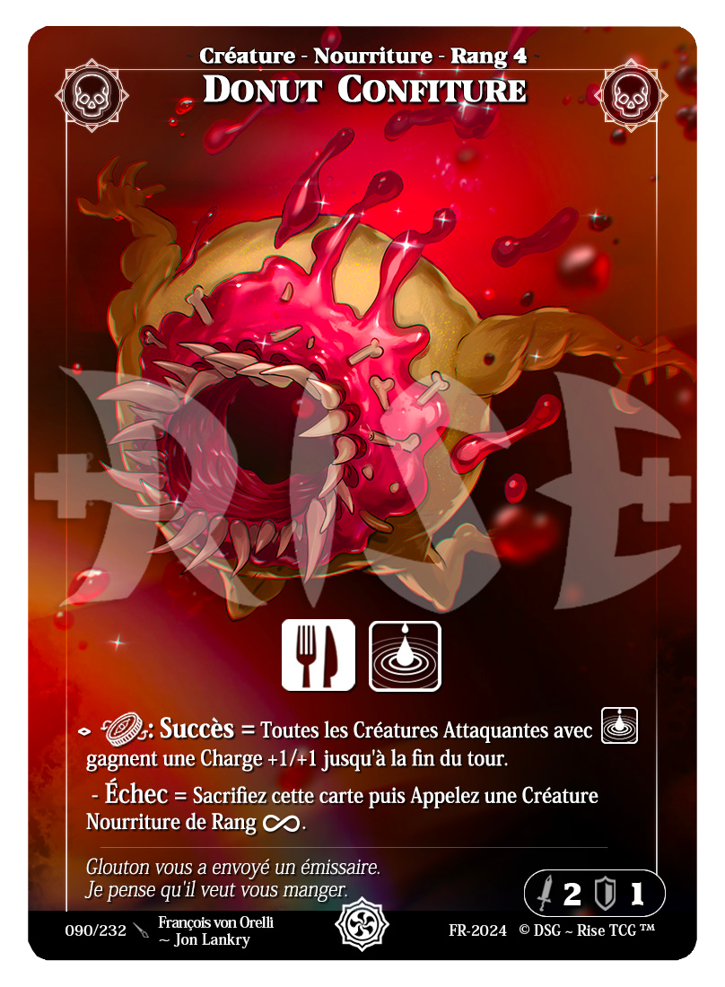 Rise TCG | Candypocalypse édition standard | 090 / 232 | donut confiture common
