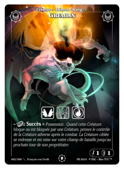 Rise TCG | Beta édition standard | 092 / 308 | gremlin common | 🇫🇷