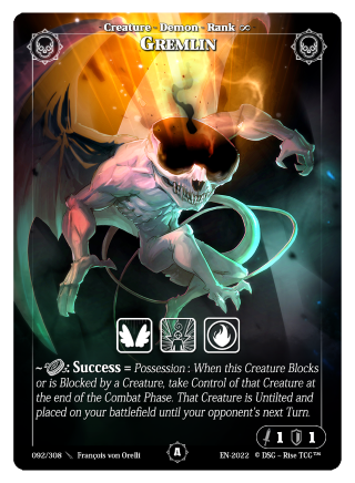 Rise TCG | Alpha édition standard | 092 / 308 | gremlin common