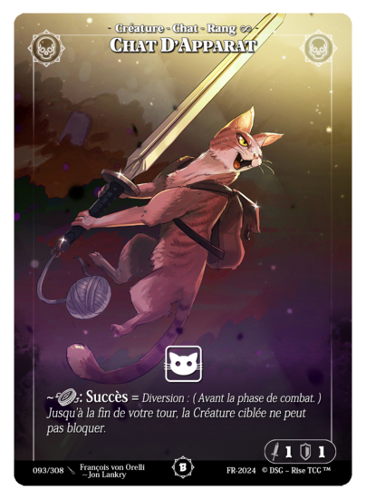 Rise TCG | Beta édition standard | 093 / 308 | pomp cat common | 🇫🇷