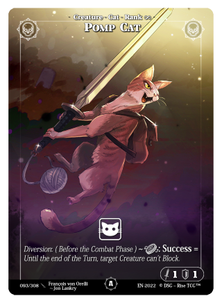 Rise TCG | Alpha édition standard | 093 / 308 | pomp cat common