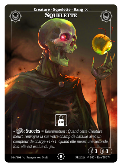 Rise TCG | Beta édition standard | 094 / 308 | skeleton common | 🇫🇷