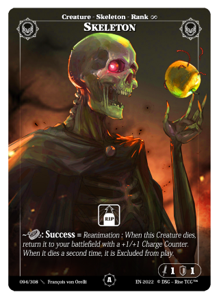 Rise TCG | Alpha édition standard | 094 / 308 | skeleton common