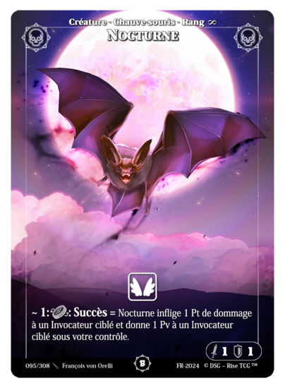 Rise TCG | Beta édition standard | 095 / 308 | nocturne common | 🇫🇷