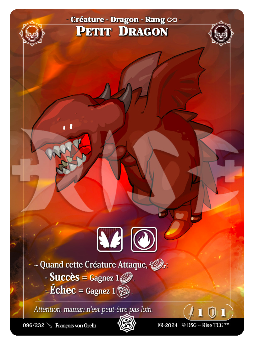 Rise TCG | Candypocalypse édition standard | 096 / 232 | petit dragon common