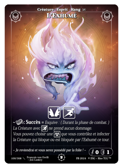 Rise TCG | Beta édition standard | 100 / 308 | the exhumed common | 🇫🇷