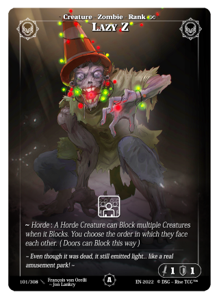 Rise TCG | Alpha édition standard | 101 / 308 | lazy z common