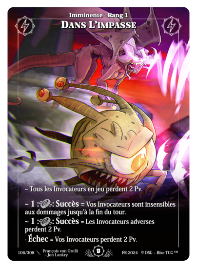 Rise TCG | Beta édition standard | 106 / 308 | at the dead end uncommon | 🇫🇷