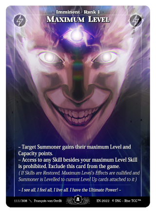Rise TCG | Alpha édition standard | 111 / 308 | maximum level rare
