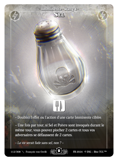 Rise TCG | Beta édition standard | 112 / 308 | salt rare | 🇫🇷