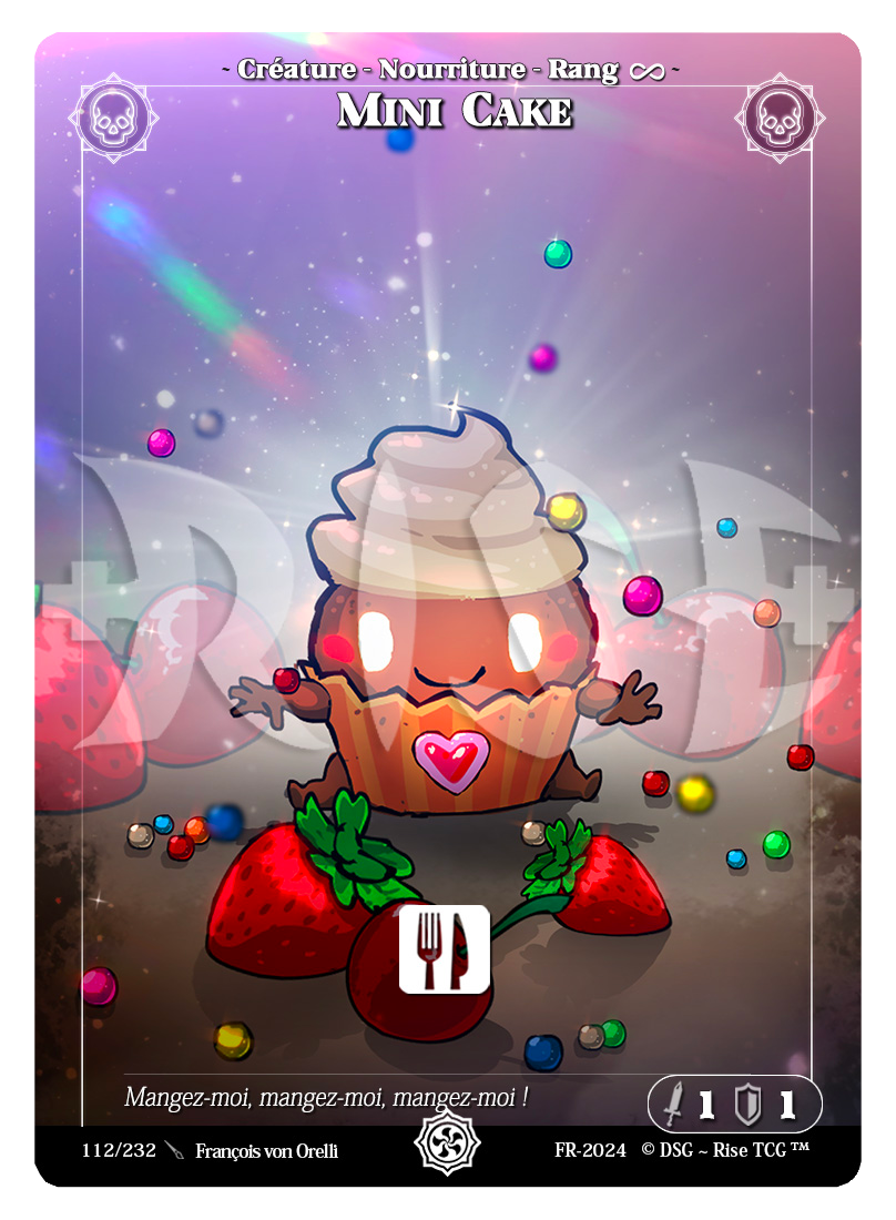 Rise TCG | Candypocalypse édition standard | 112 / 232 | mini cake common