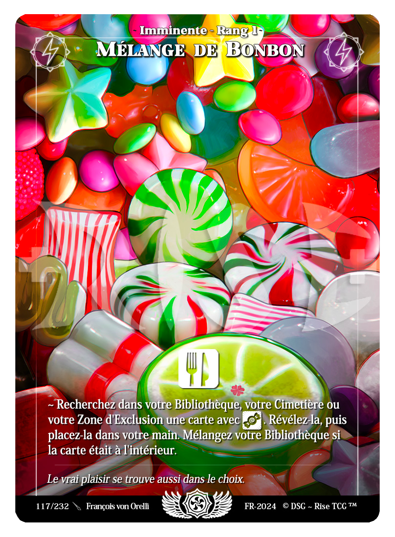 Rise TCG | Candypocalypse édition standard | 117 / 232 | mélange de bonbon rare