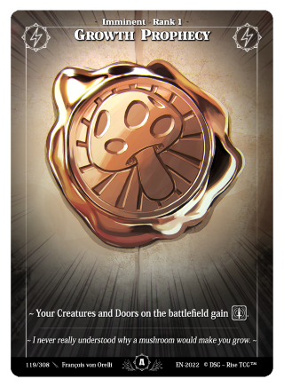 Rise TCG | Alpha édition standard | 119 / 308 | growth prophecy uncommon