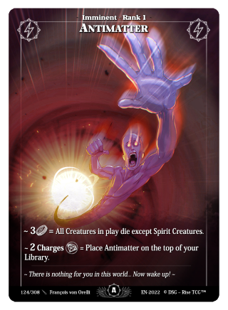 Rise TCG | Alpha édition standard | 124 / 308 | antimatter rare