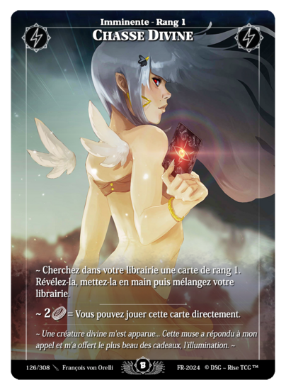 Rise TCG | Beta édition standard | 126 / 308 | divine hunt rare | 🇫🇷