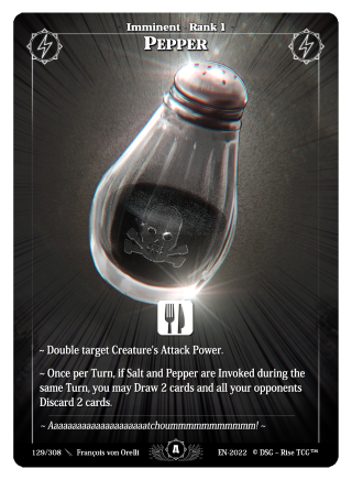 Rise TCG | Alpha édition standard | 129 / 308 | pepper rare