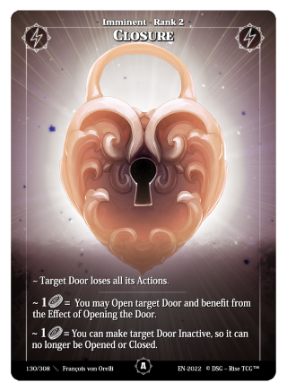 Rise TCG | Alpha édition standard | 130 / 308 | closure common