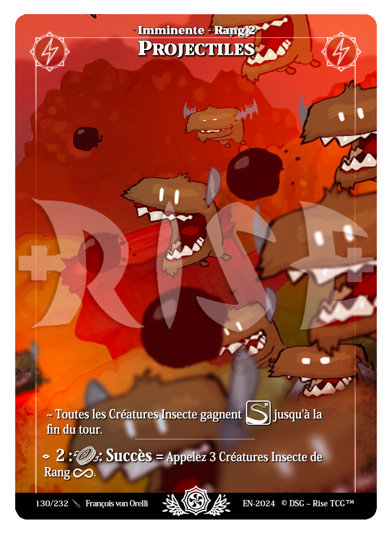 Rise TCG | Candypocalypse édition standard | 130 / 232 | projectiles uncommon