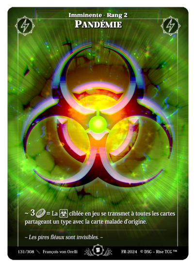 Rise TCG | Beta édition standard | 131 / 308 | pandemic uncommon | 🇫🇷