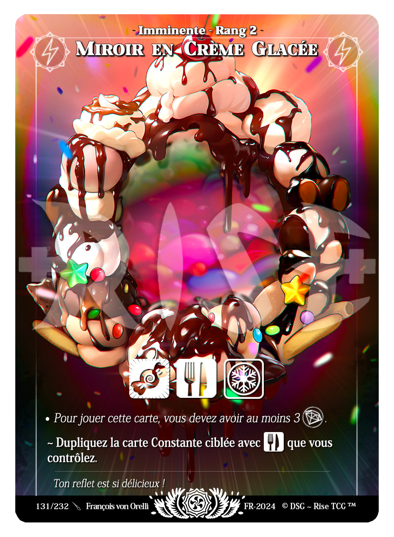 Rise TCG | Candypocalypse édition standard | 131 / 232 | miroir en creme glacée legendary