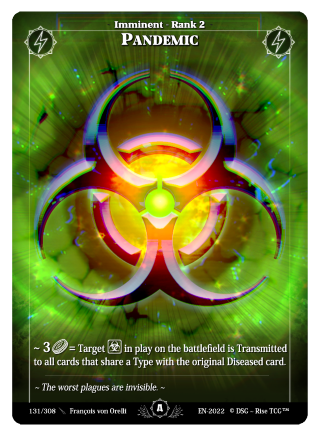 Rise TCG | Alpha édition standard | 131 / 308 | pandemic uncommon