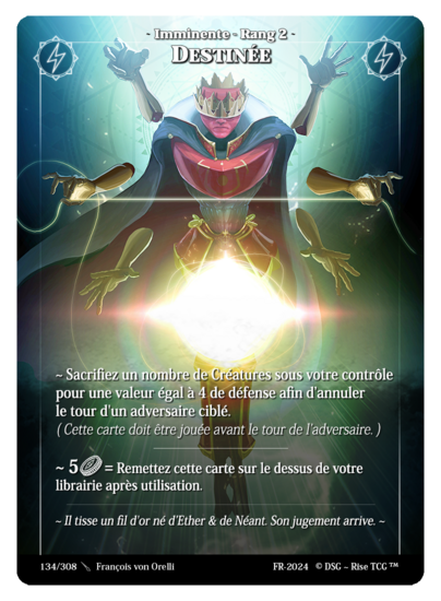 Rise TCG | Beta édition standard | 134 / 308 | destiny rare | 🇫🇷