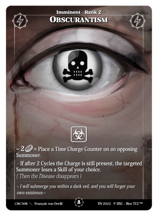 Rise TCG | Alpha édition standard | 136 / 308 | obscurantism common