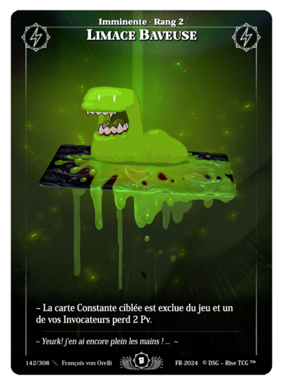 Rise TCG | Beta édition standard | 142 / 308 | slime slug rare | 🇫🇷