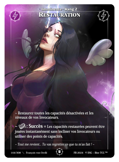 Rise TCG | Beta édition standard | 144 / 308 | restoration common | 🇫🇷