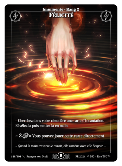 Rise TCG | Beta édition standard | 148 / 308 | felicity rare | 🇫🇷