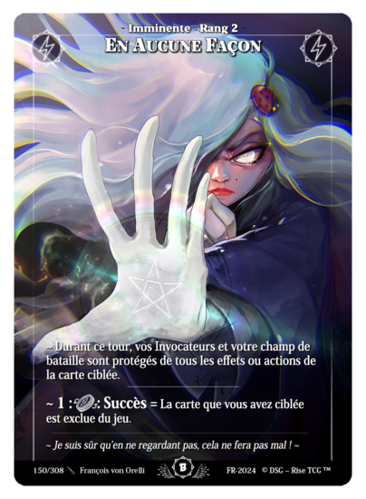 Rise TCG | Beta édition standard | 150 / 308 | no way uncommon | 🇫🇷