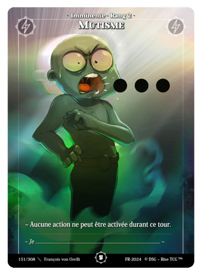 Rise TCG | Beta édition standard | 151 / 308 | mute common | 🇫🇷