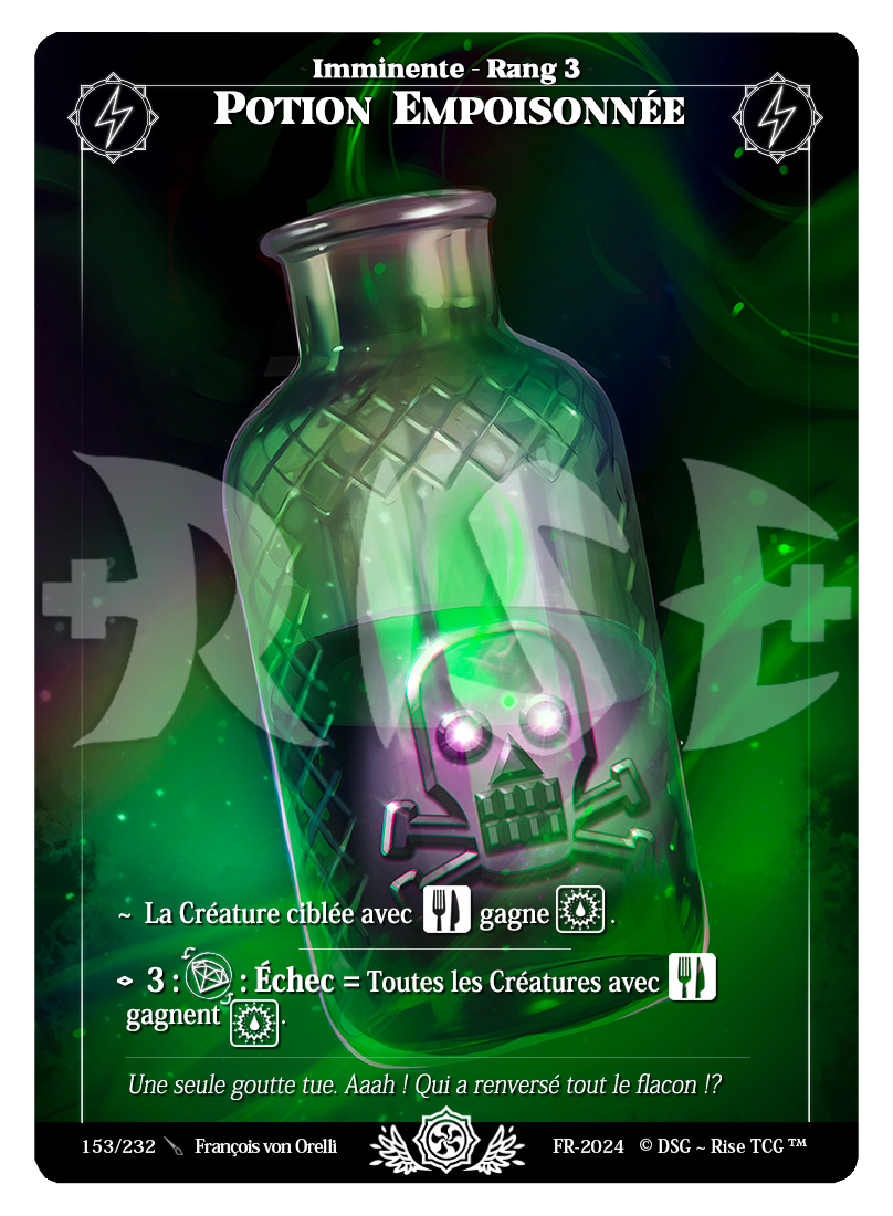 Rise TCG | Candypocalypse édition standard | 153 / 232 | potion empoisonnée uncommon