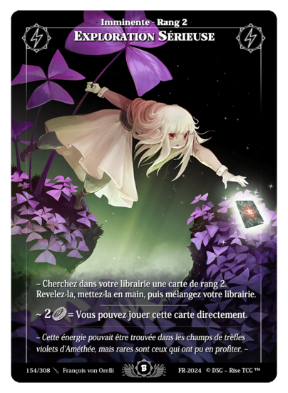 Rise TCG | Beta édition standard | 154 / 308 | serious exploration rare | 🇫🇷