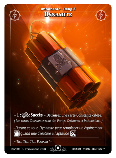 Rise TCG | Beta édition standard | 155 / 308 | dynamite uncommon | 🇫🇷