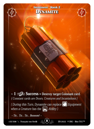 Rise TCG | Alpha édition standard | 155 / 308 | dynamite uncommon