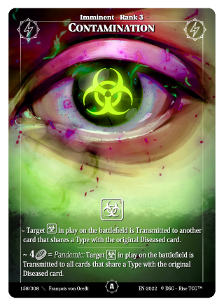 Rise TCG | Alpha édition standard | 158 / 308 | contamination common