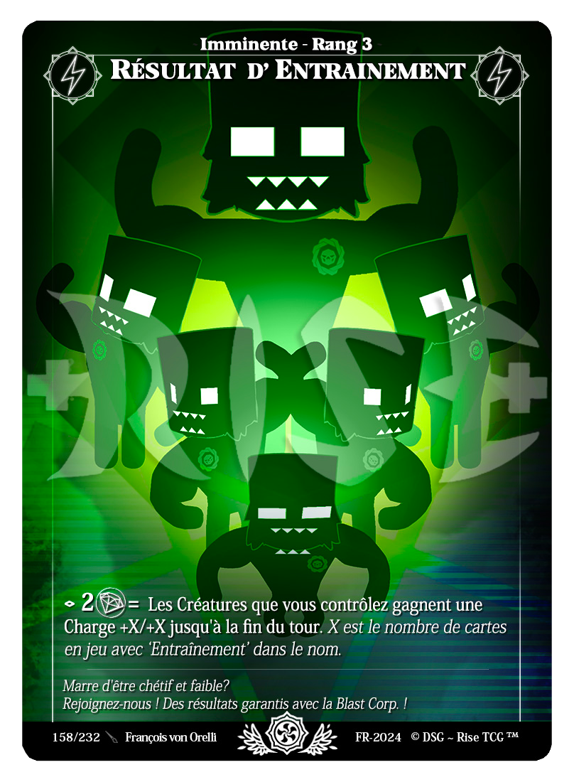 Rise TCG | Candypocalypse édition standard | 158 / 232 | résultat d'entrainement uncommon