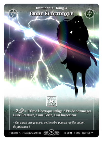 Rise TCG | Beta édition standard | 161 / 308 | electric orb rare | 🇫🇷