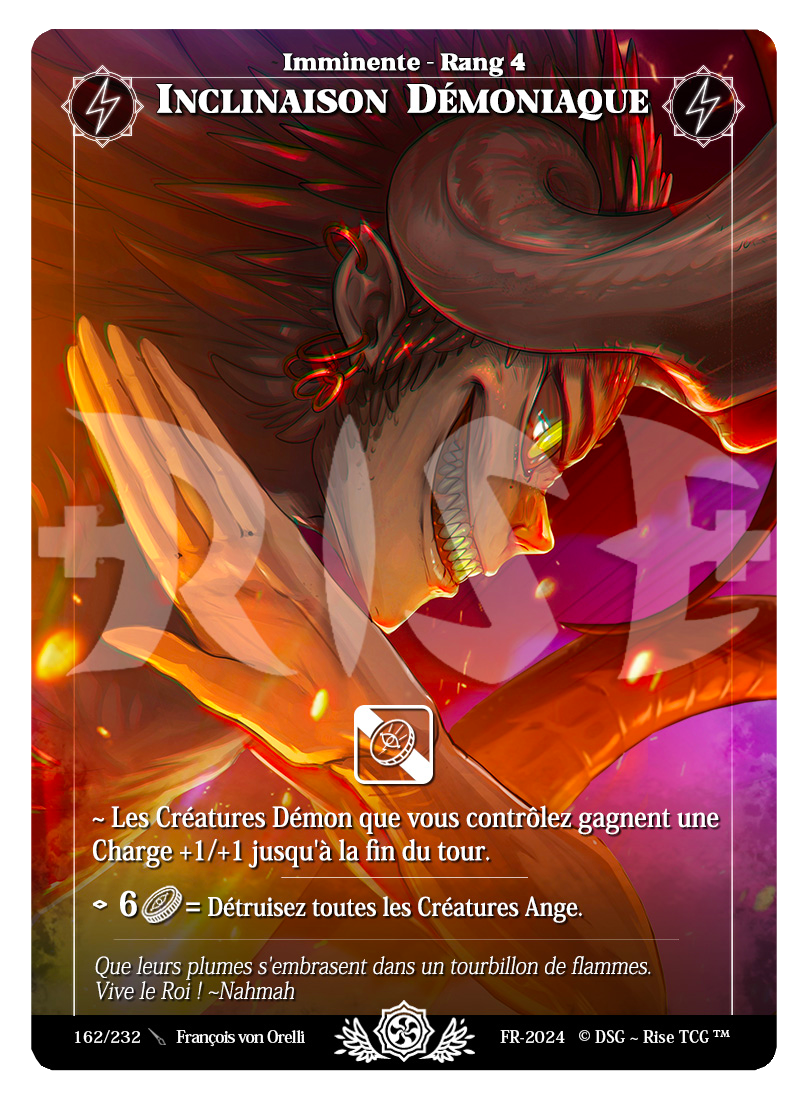 Rise TCG | Candypocalypse édition standard | 162 / 232 | inclinaison démoniaque uncommon