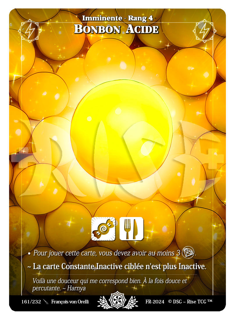 Rise TCG | Candypocalypse édition standard | 163 / 232 | bonbon acide uncommon