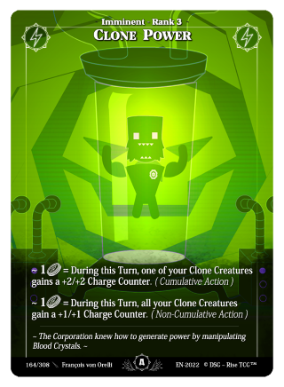 Rise TCG | Alpha édition standard | 164 / 308 | clone power uncommon